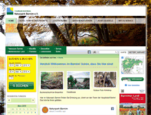 Tablet Screenshot of barnim-tourismus.de
